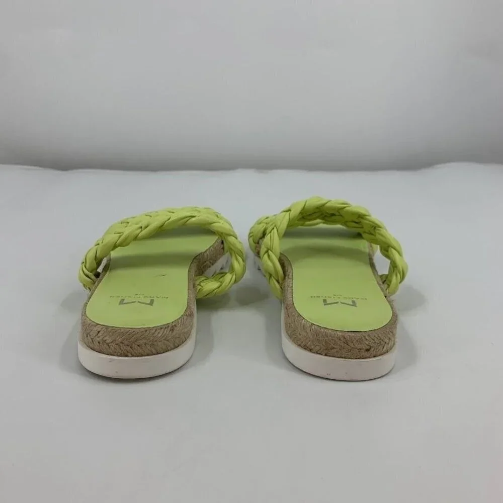 Marc Fisher Women's Jaime Braided Flat Espadrille‎ Slip On Sandal Size 6.5 NWOB